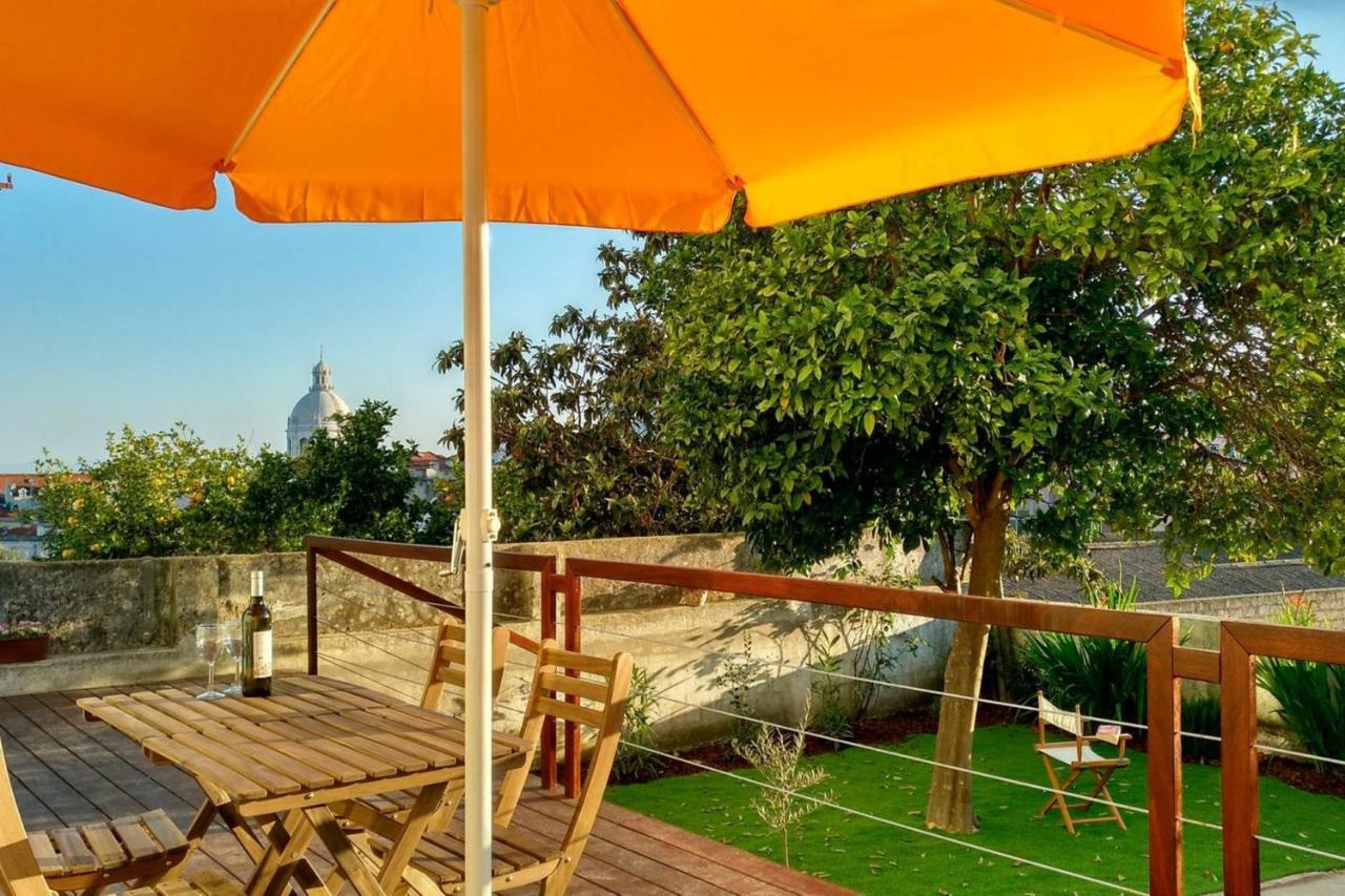 Central 2 Bedroom Apt W/Garden And Pantheon Views Lisbon Exterior photo